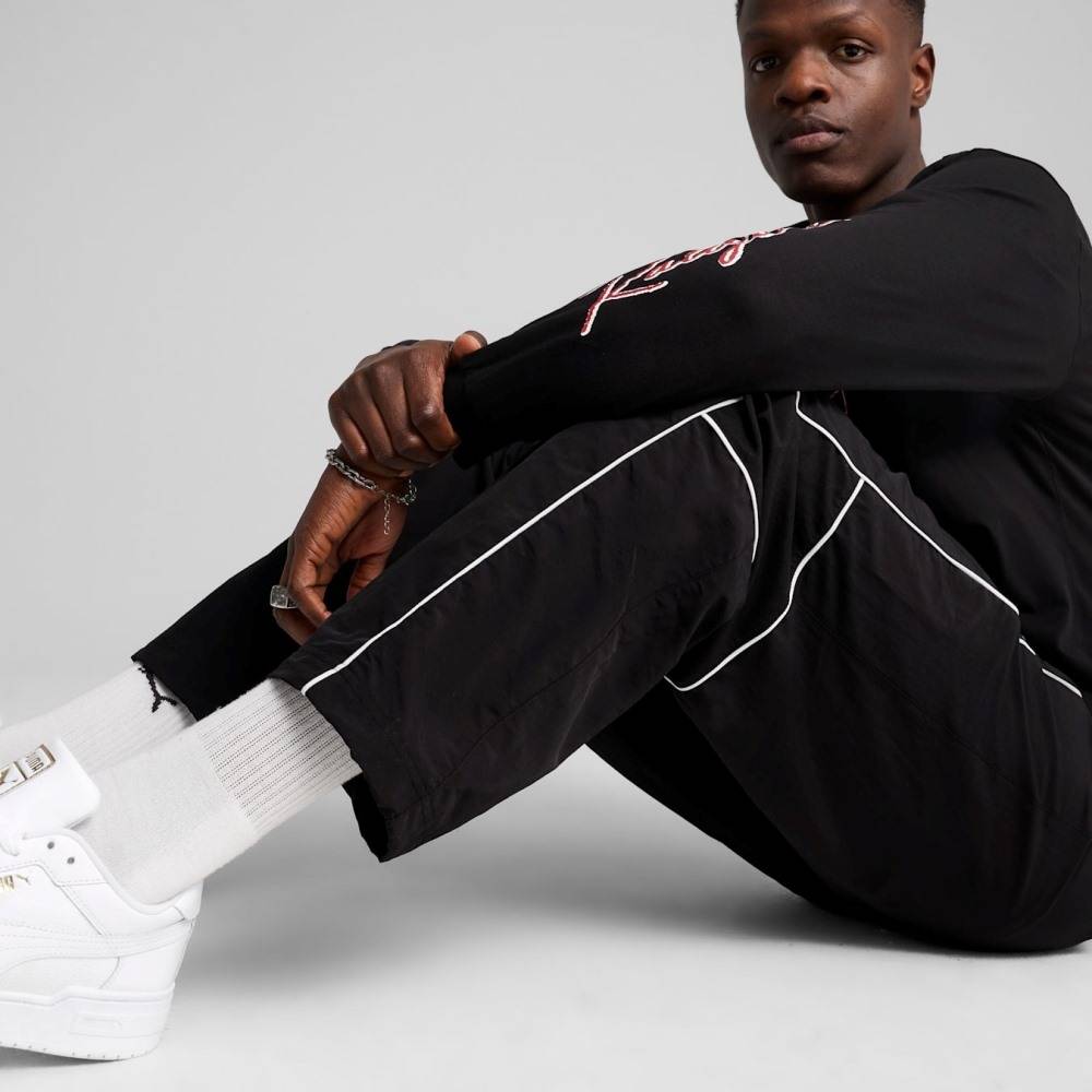 PUMA SDS RELAXED GRAPHIC TRACK PANTS WV OP