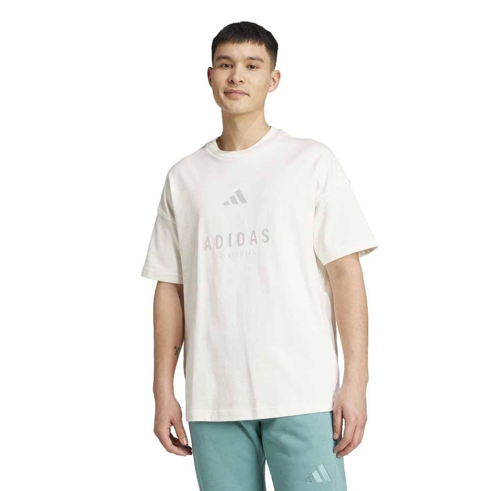 ADIDAS M ALL SZN EMBROIDERED GRAPHICS T-SHIRT