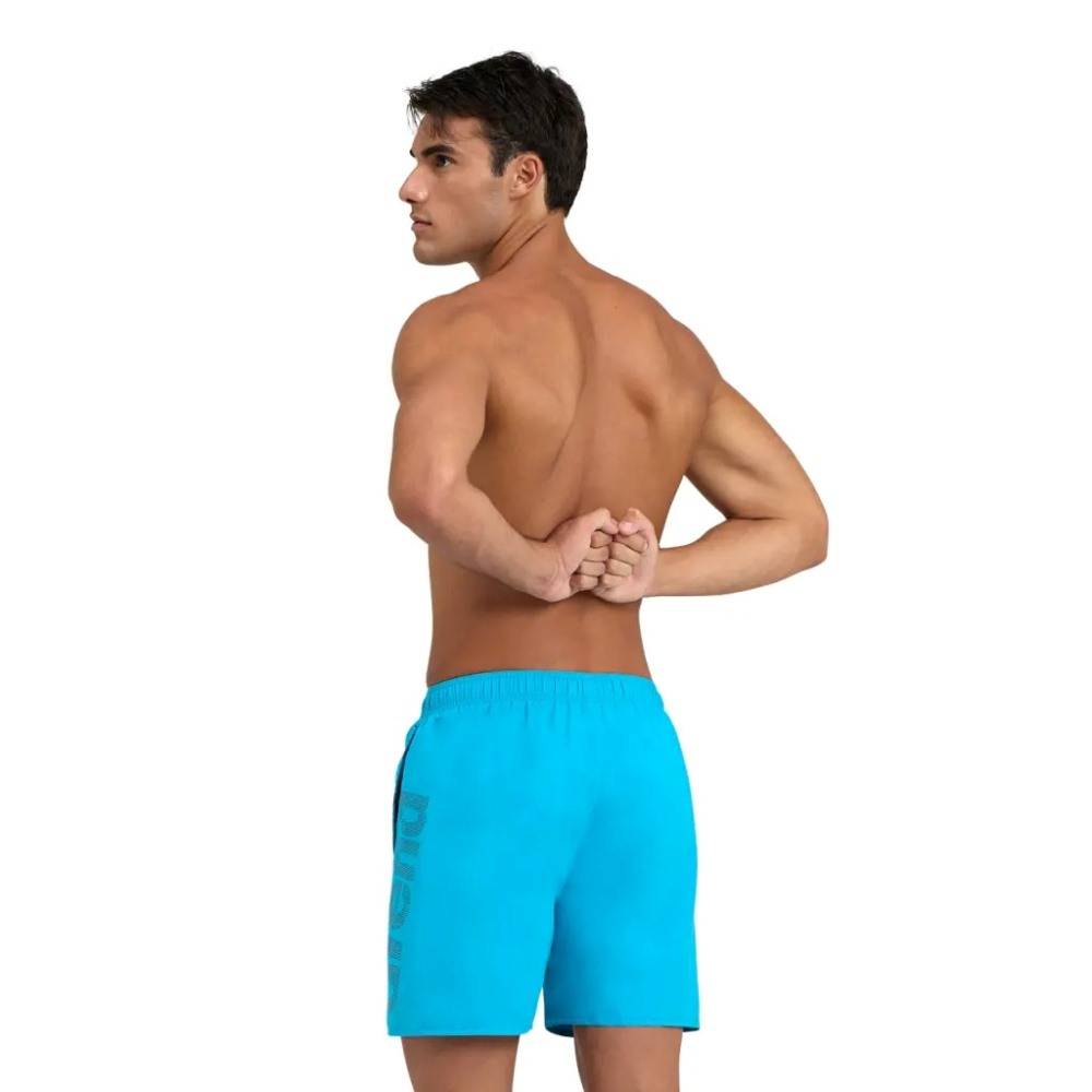 ARENA FUNDAMENTALS LOGO BOXER SWIMSHORT MENS