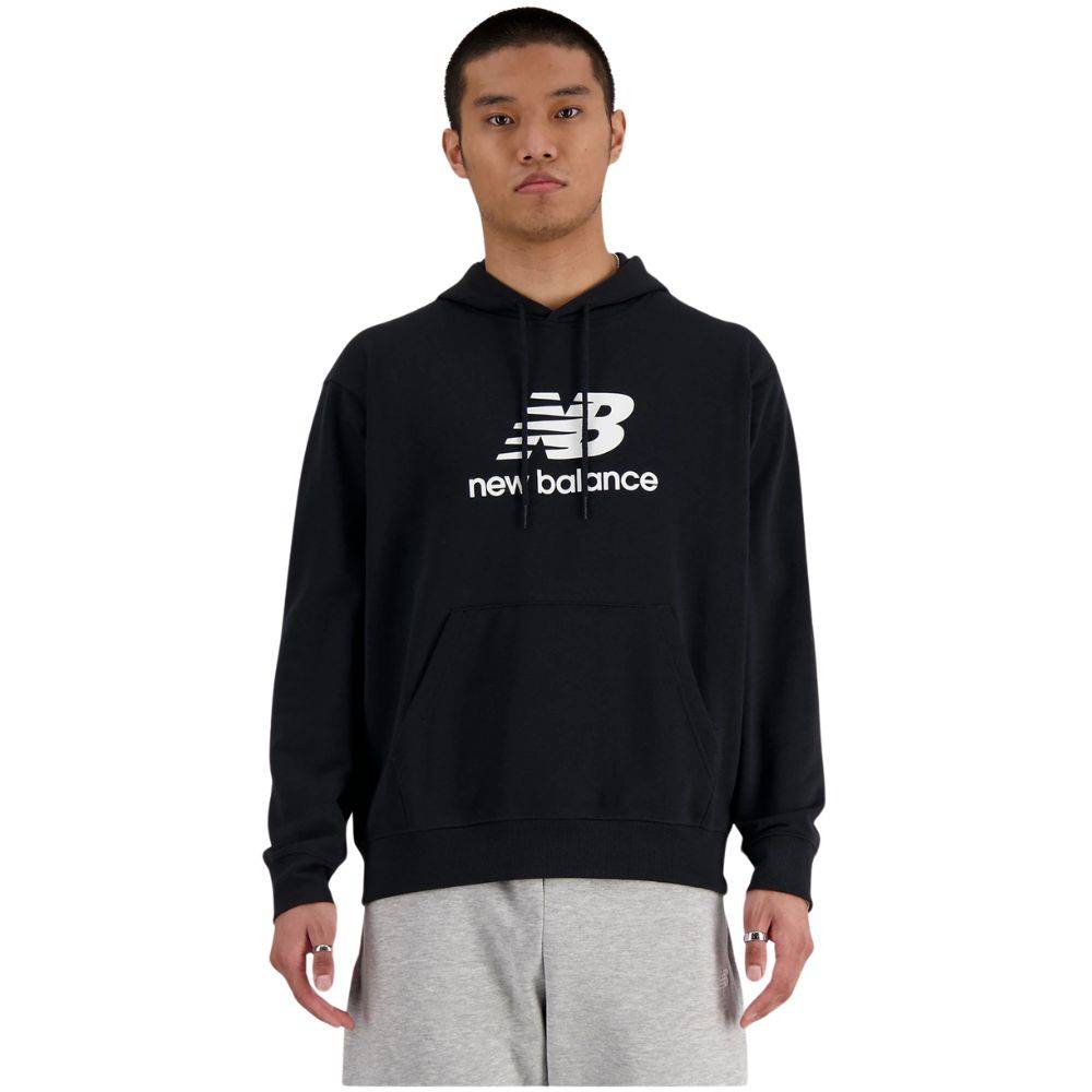 NEW BALANCE STACKED LOGO FRENCH TERRY HOODIE