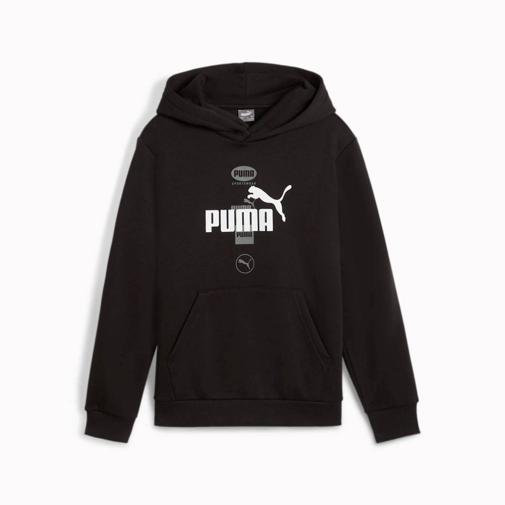 PUMA POWER GRAPHIC HOODIE FL B