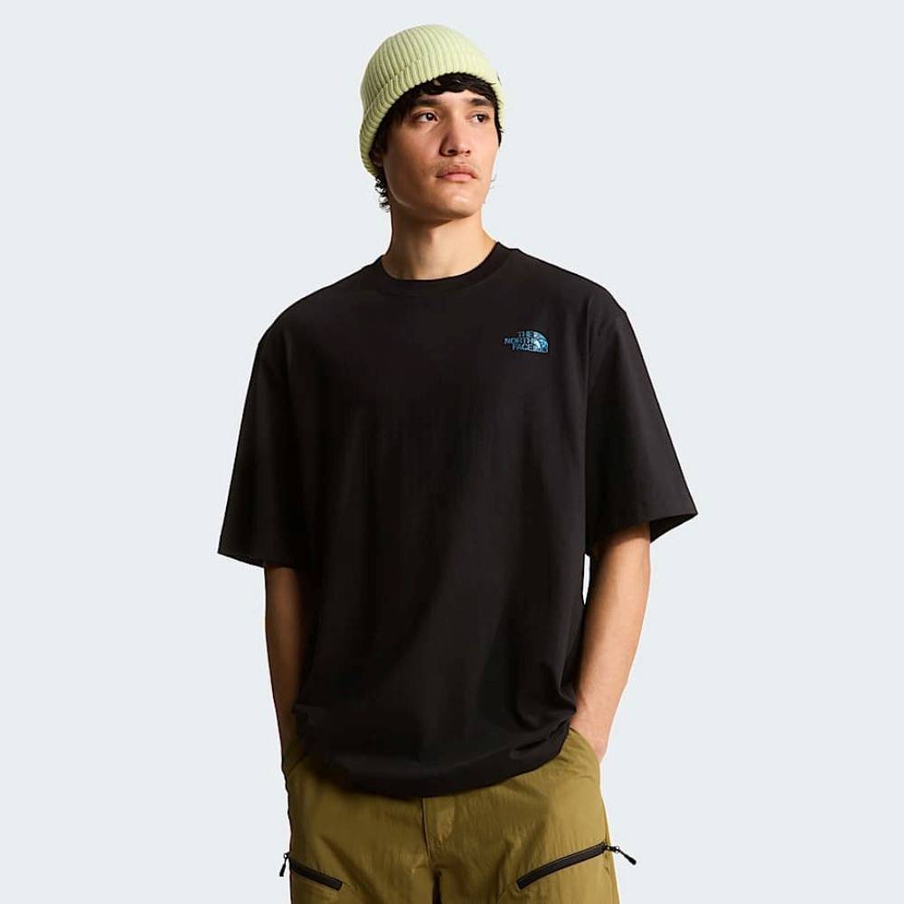 THE NORTH FACE M LIQUID BOX NSE OVERSIZE SHORT SLEEVE TEE GRAPHIC