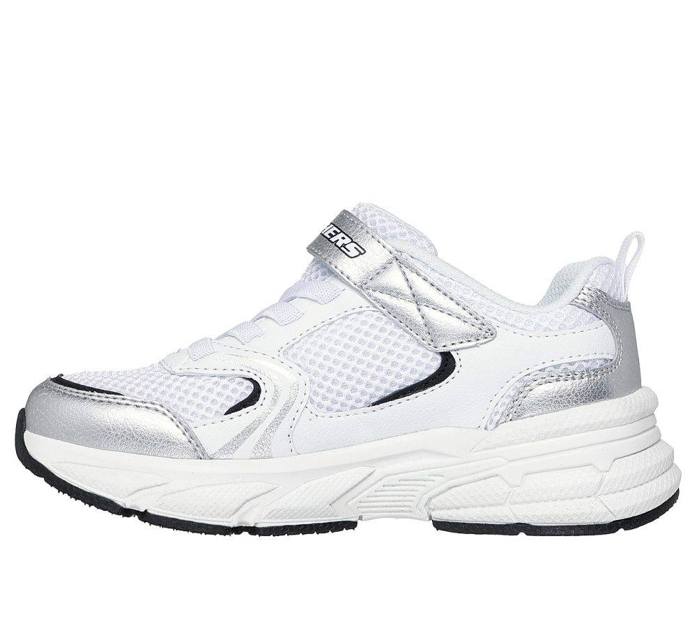 SKECHERS RETRO-GRAPH PU/MESH KIDS SHOES