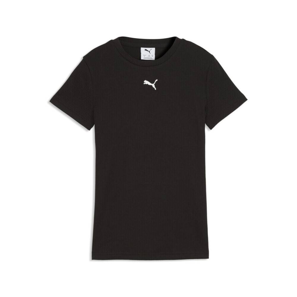 PUMA ESS ELEVATED RIB SLIM TEE G