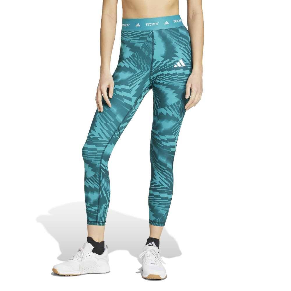 ADIDAS TECHFIT PRINTED 7/8 LEGGINGS