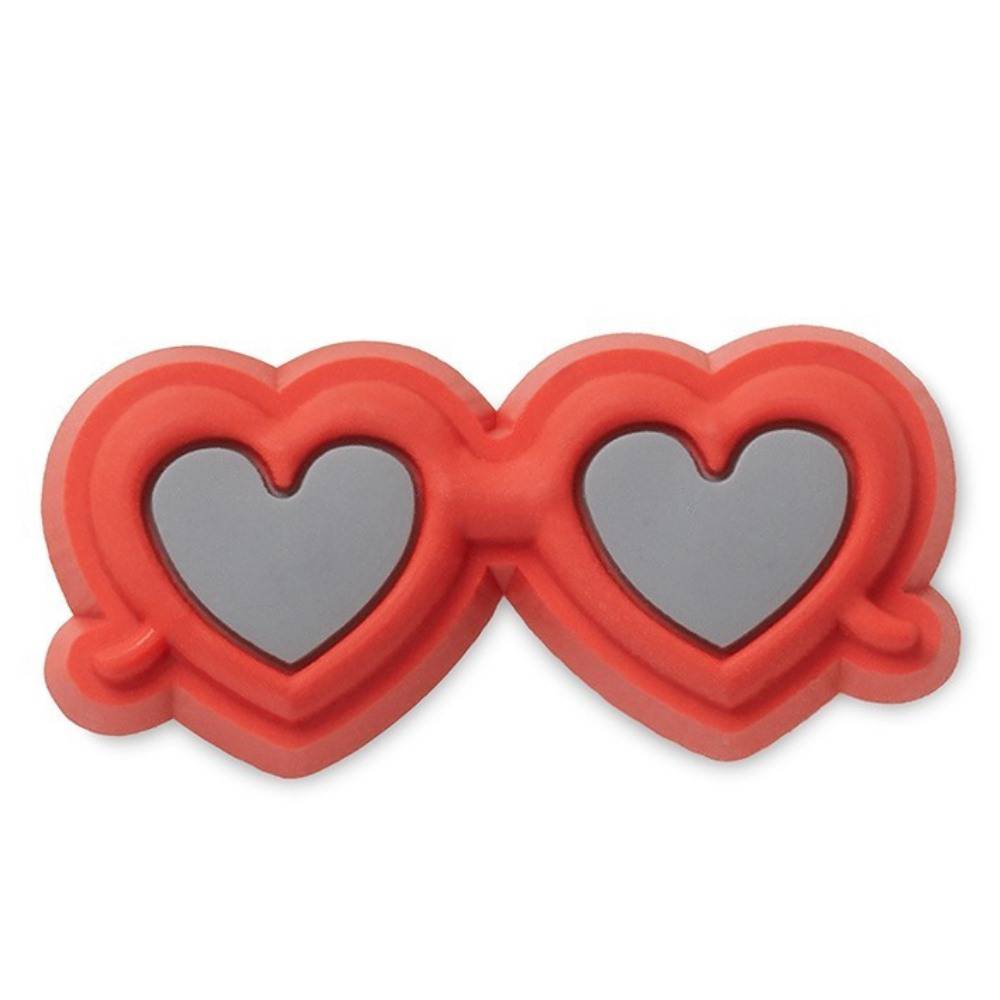 CROCS RED HEART SUNGLASSES JIBBITZ