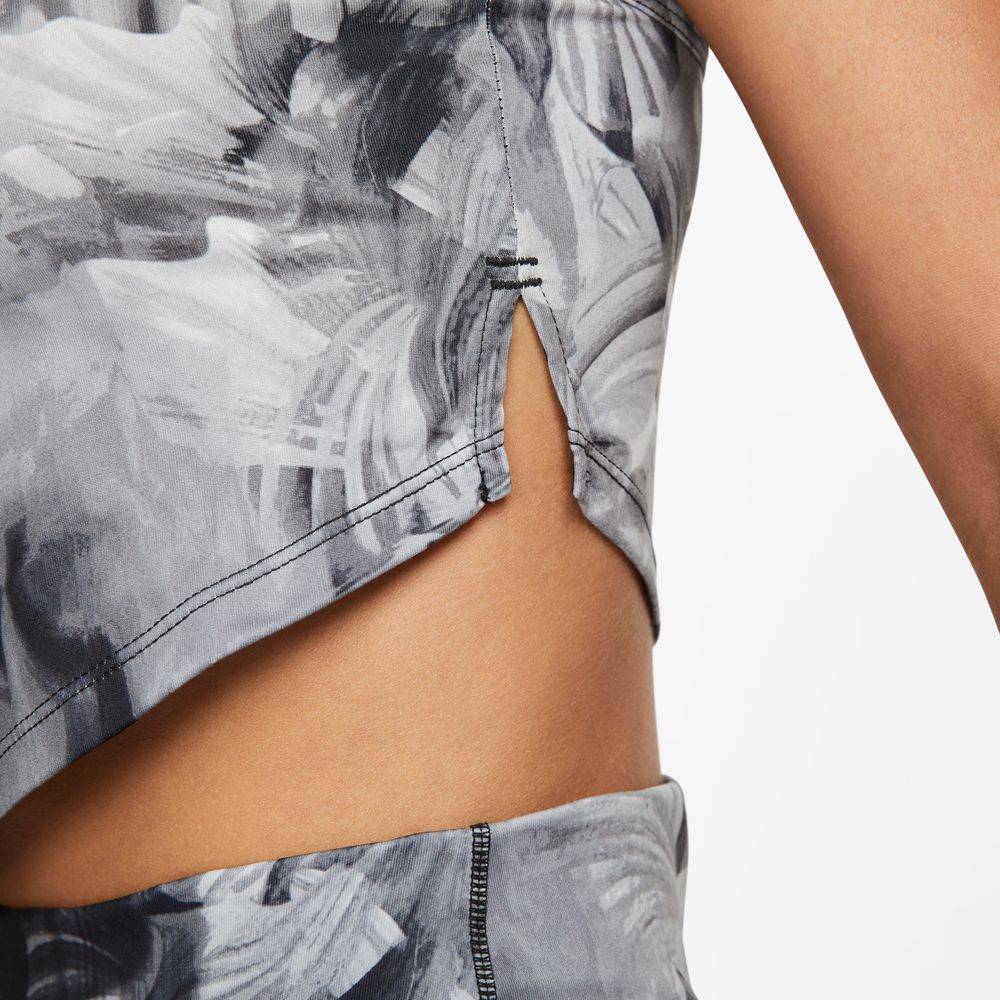 NIKE DRI-FIT PRINTED CROPPED TANK TOP