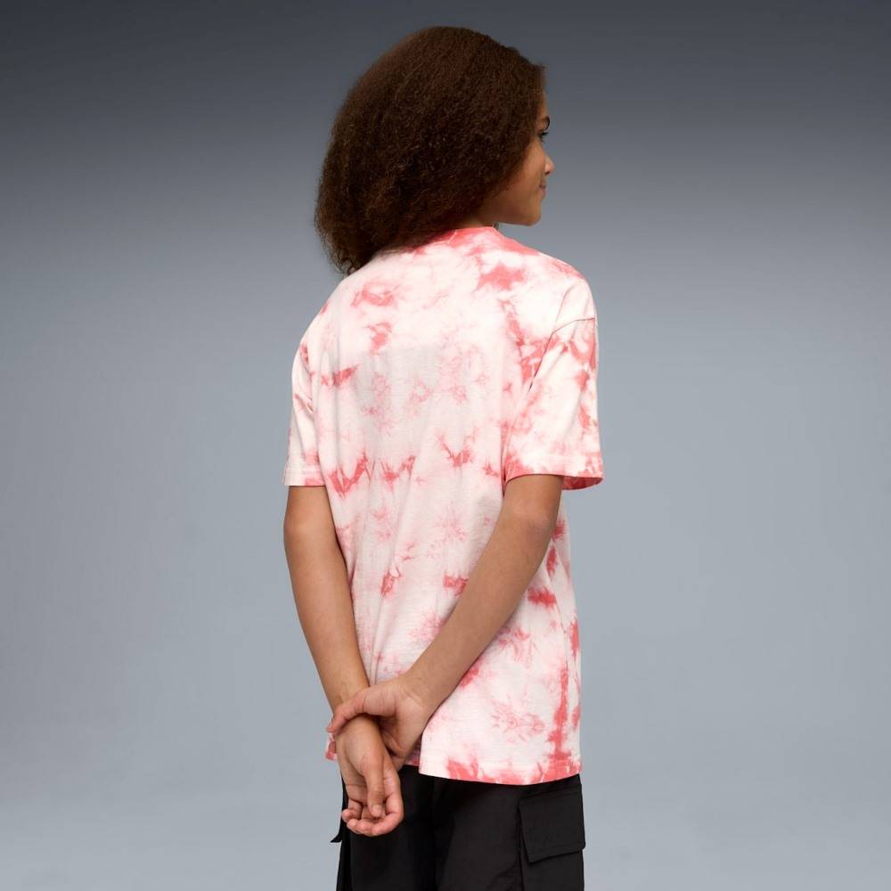PUMA ESS ELEVATED RELAXED TIE-DYE TEE