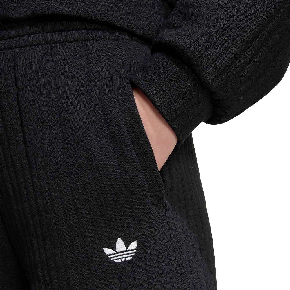 ADIDAS ORIGINALS GIRLS LOOSE WIDE LEG PADDED RIB PANTS