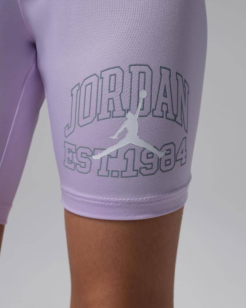 NIKE JORDAN LITTLE GIRLS BOXY TEE BIKE SHORT SET