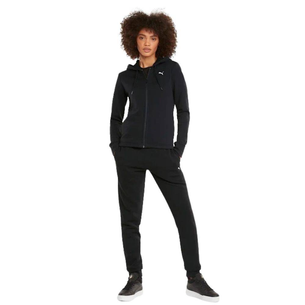 PUMA WOMENS CLASSIC HOODED SWEAT-SUIT