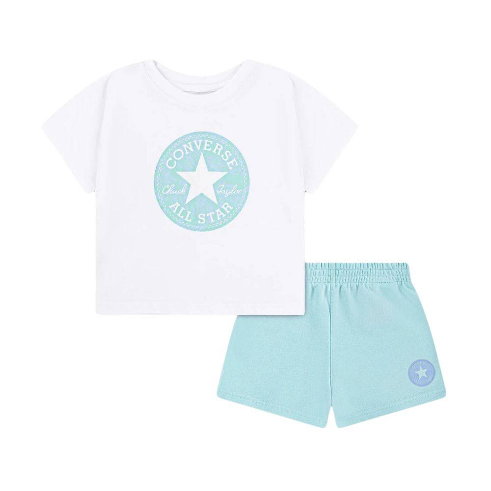 CONVERSE CNVG FLORAL TEE & SHORT SET