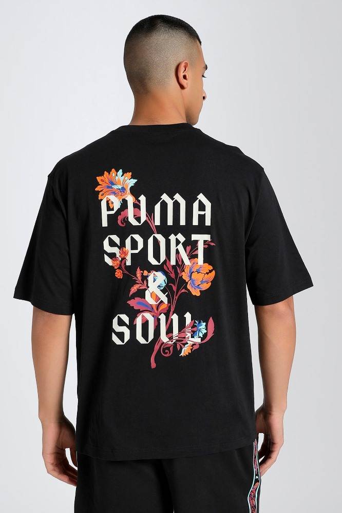 PUMA FLORAL SPORT GRAPHIC BOXY TEE