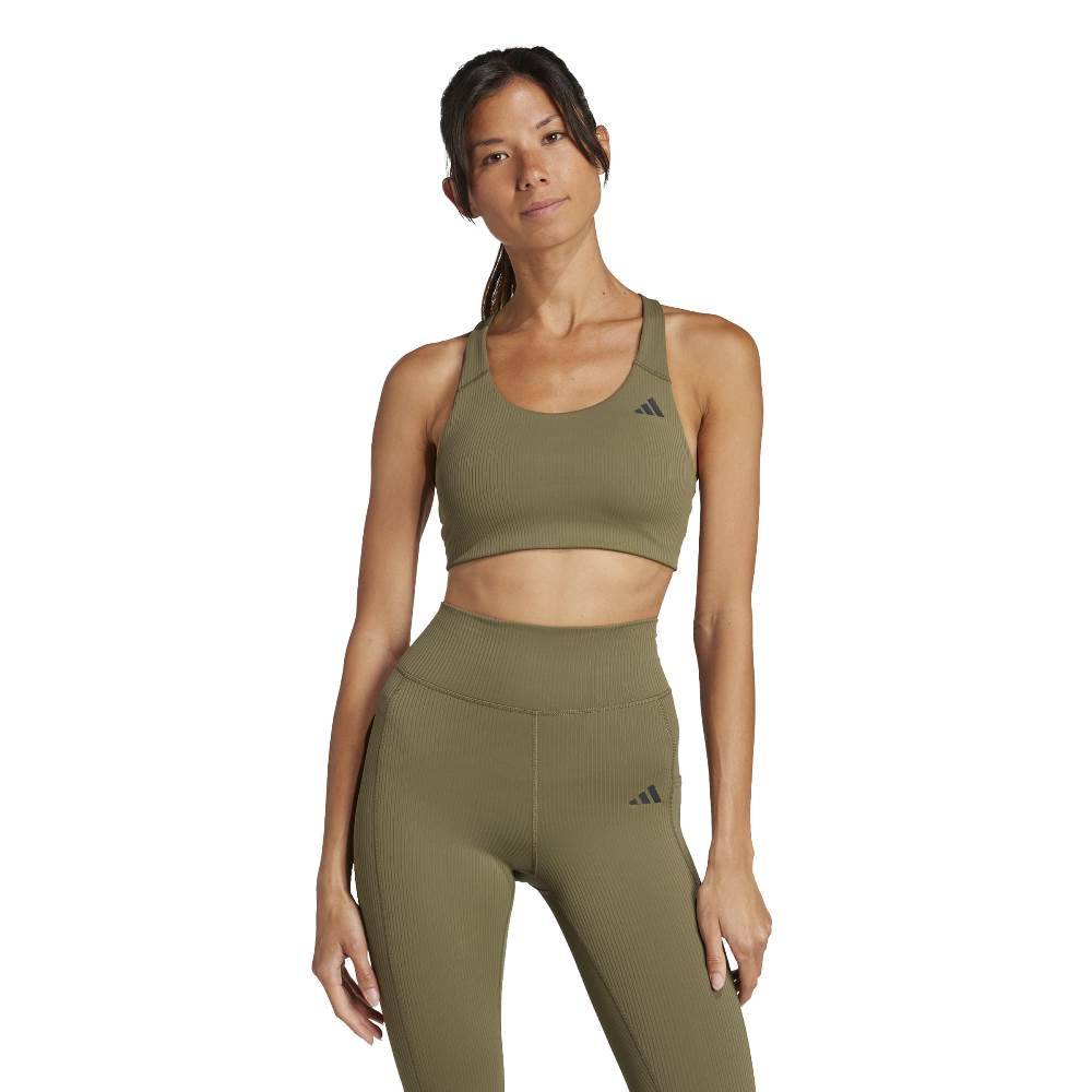 ADIDAS PRIMELIFTIMPACT RIB MEDIUM SUPPORT TRAINING BRA