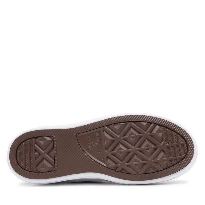 CONVERSE RUN STAR MOVE PLATFORM LEATHER