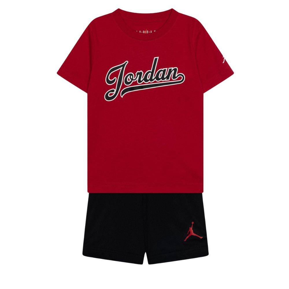 NIKE JORDAN TODDLER MJ FLIGHT MVP MESH SHORT SET