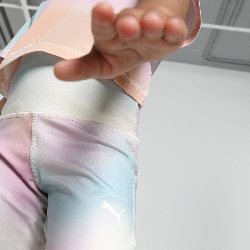 PUMA TRAIN FAVORITE AOP HIGH WAIST 3/4 TIGHT G