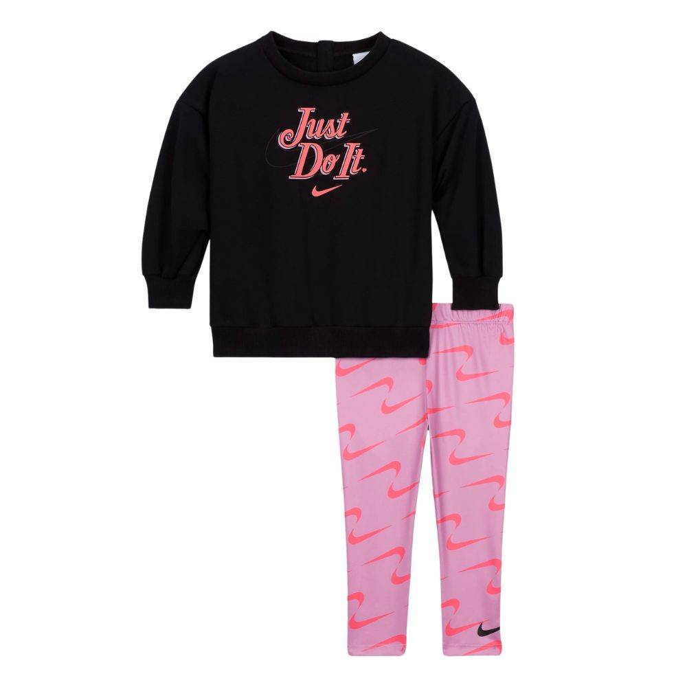 NIKE NEW IMPRESSIONS CREW & LEGGING SET INFANT GIRLS