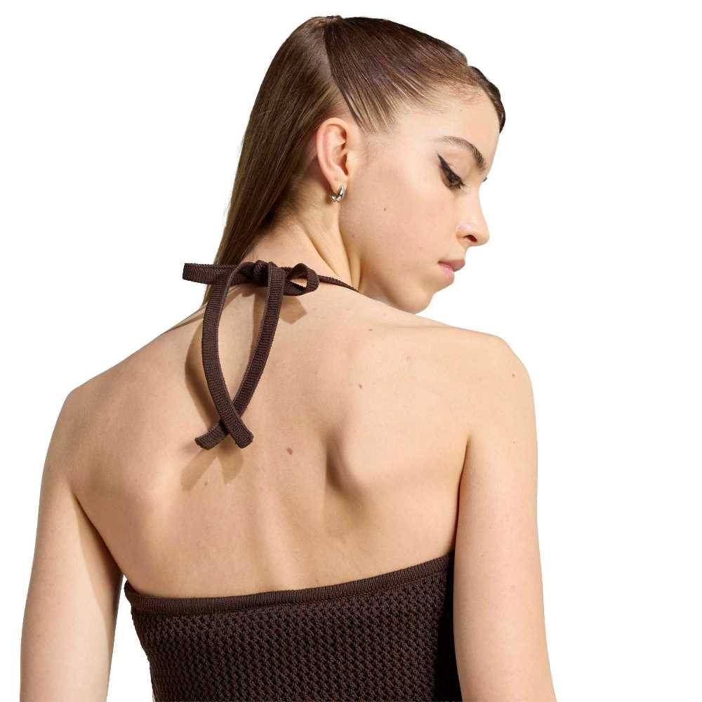ADIDAS ORIGINALS KNITTED CROCHET TOP