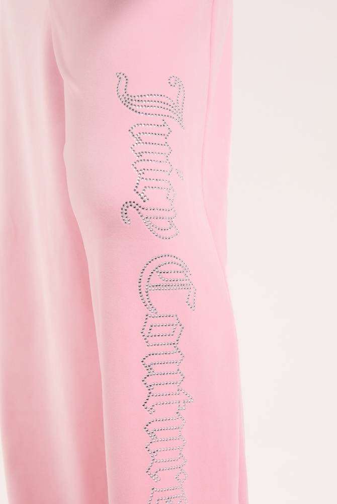JUICY COUTURE CLASSIC VELOUR CHEVIOT CUFFED JOGGER