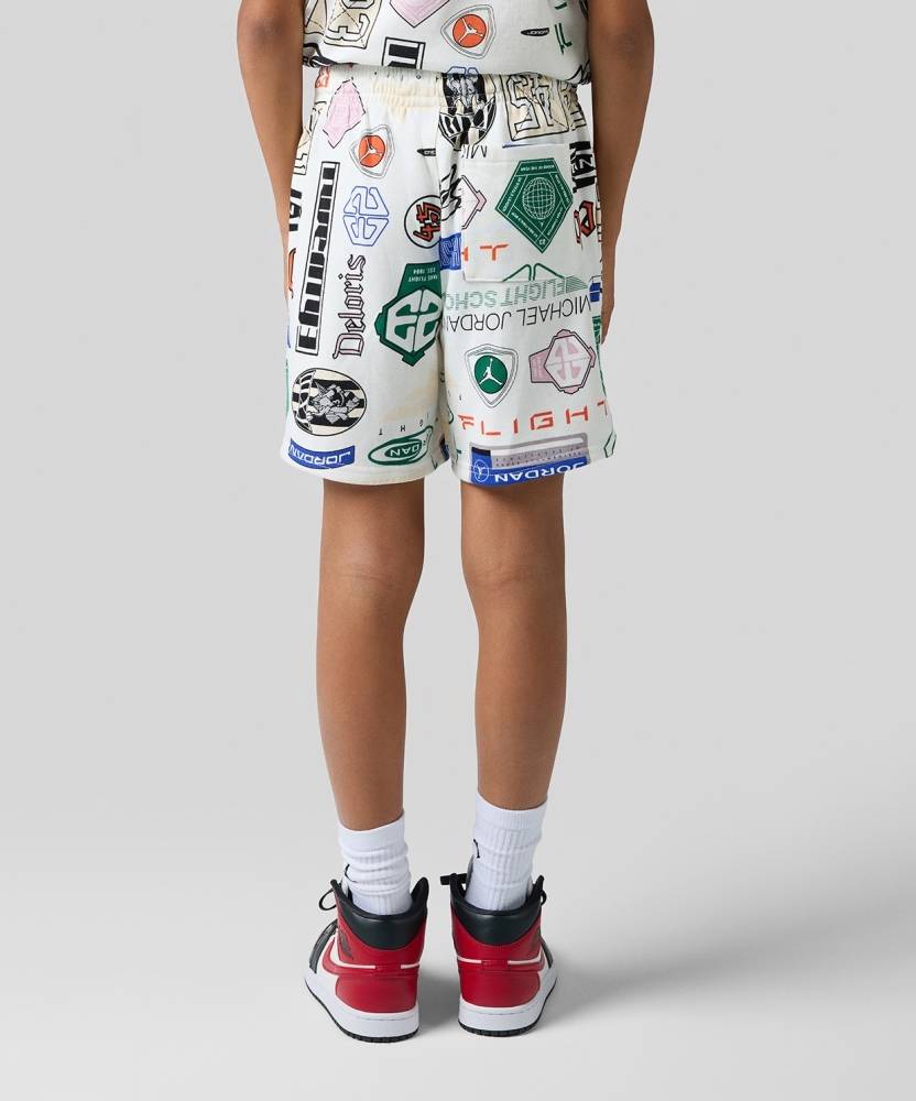 NIKE JORDAN BOYS MJ ESSENTIALS FT AOP SHORT