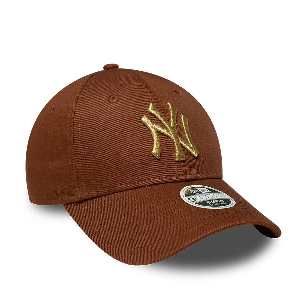 NEW ERA WMNS METALLIC LOGO 9FORTY NEW YORK YANKEES
