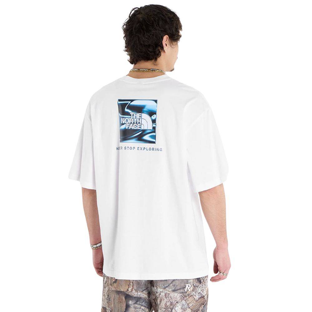 THE NORTH FACE M LIQUID BOX NSE OVERSIZE SHORT SLEEVE TEE GRAPHIC