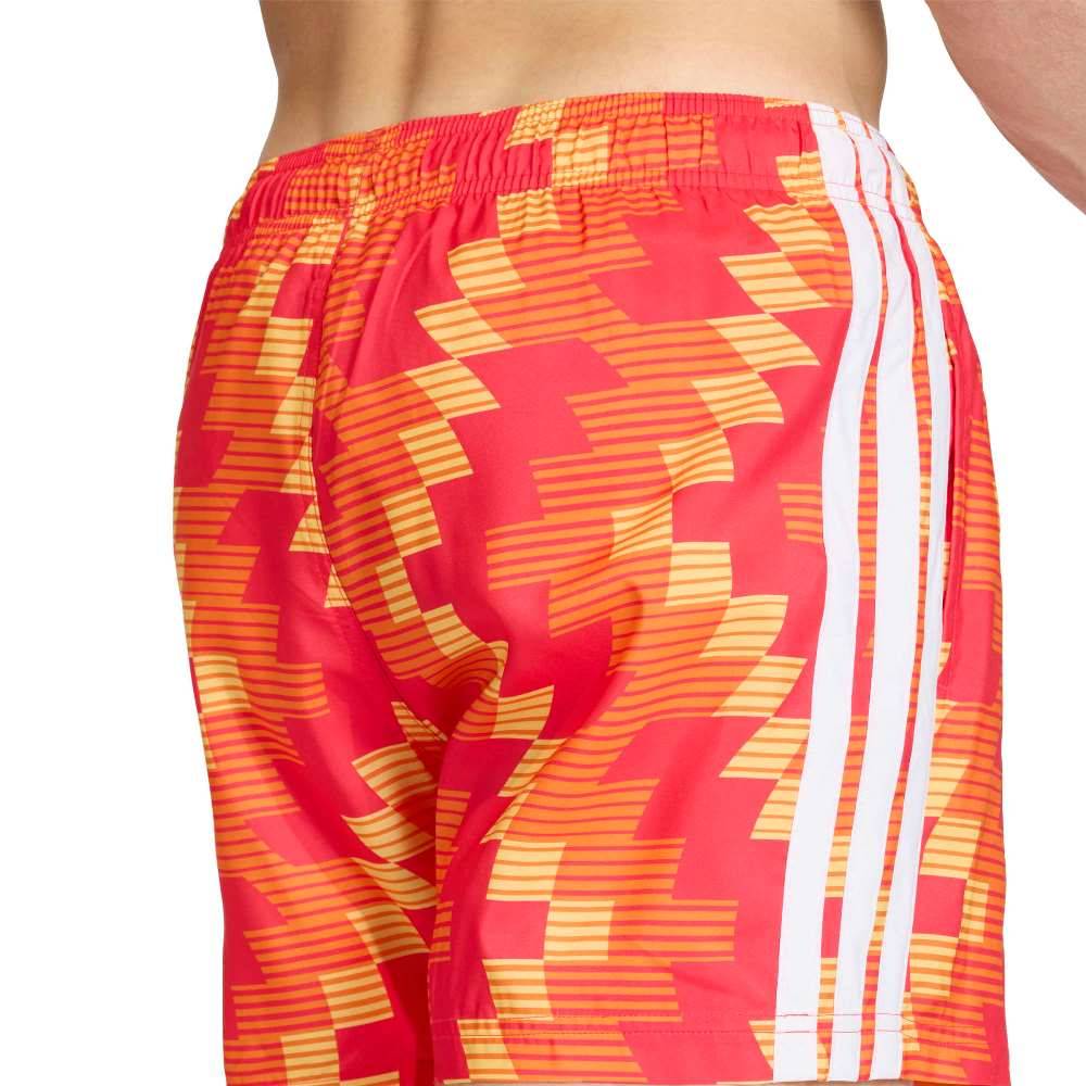 ADIDAS M FOOTBALL-INSPIRED GRAPHIC SWIM SHORTS 5-INCH
