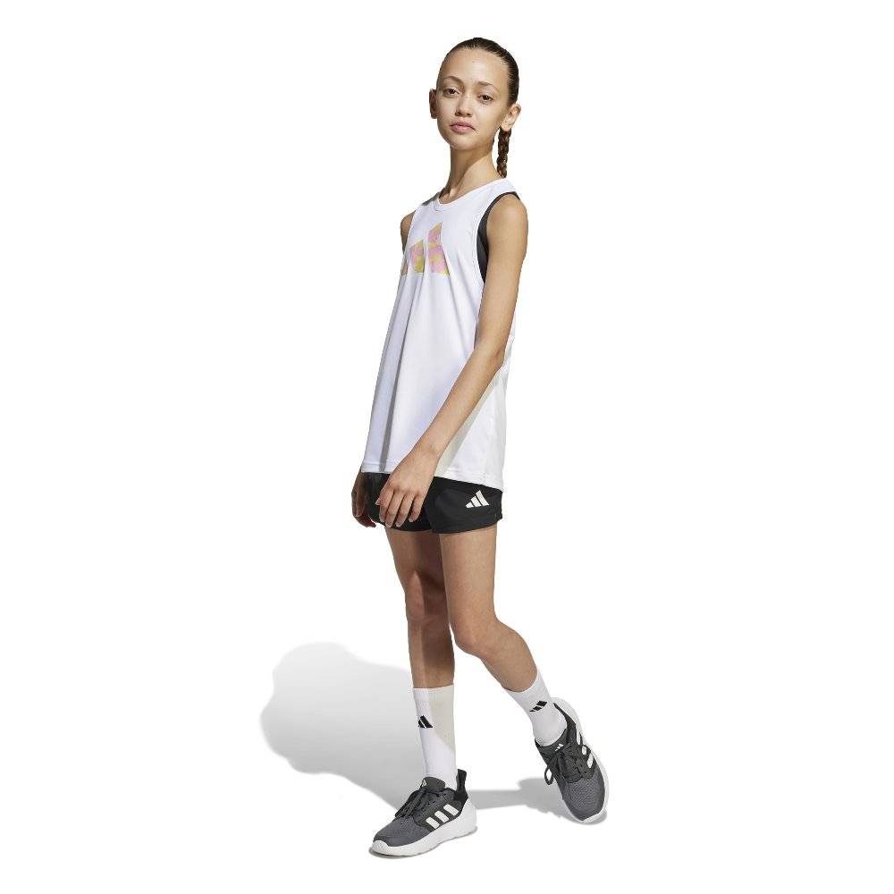 ADIDAS GIRLS TRAIN ESSENTIALS FLOWER PRINT SHORT