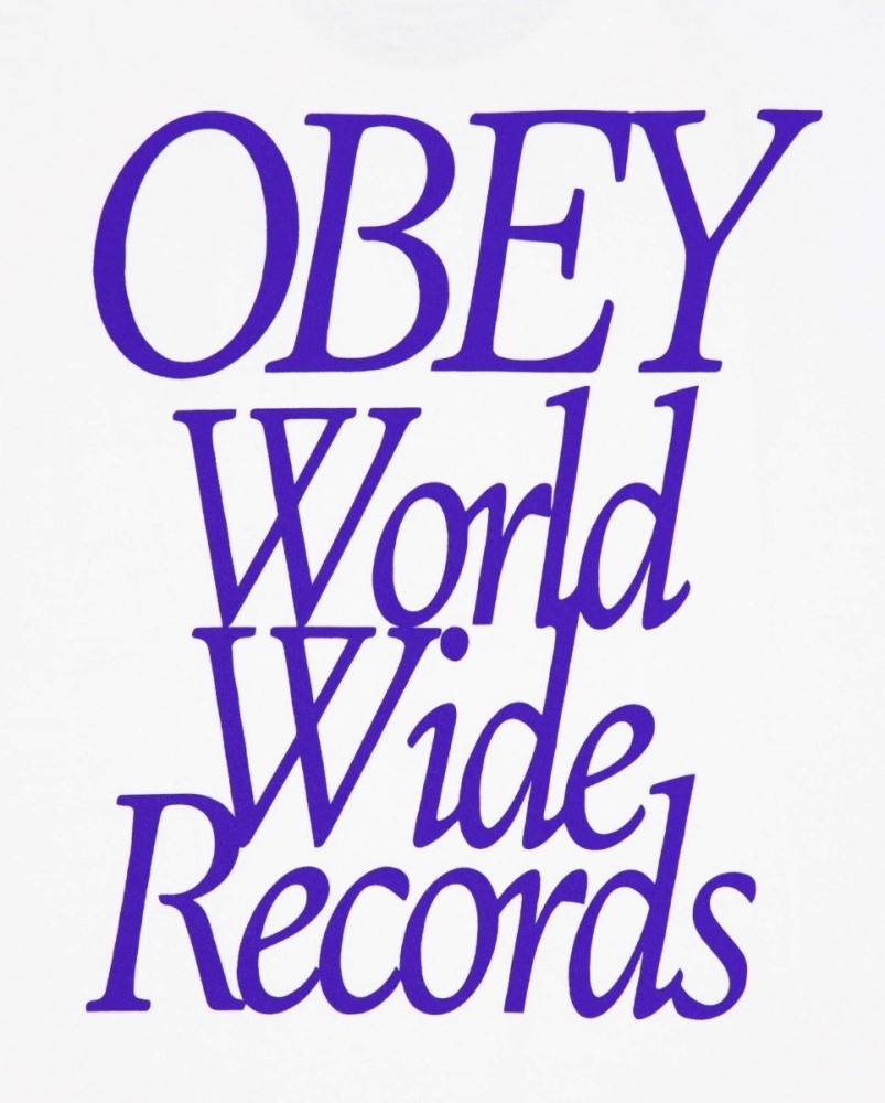 OBEY WORLDWIDE RECORDS TEE