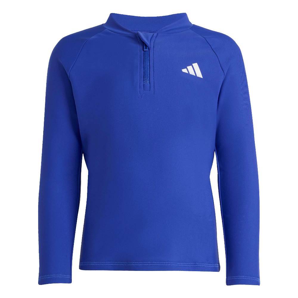 ADIDAS YOUTH LONG-SLEEVE ZIP RASHGUARD