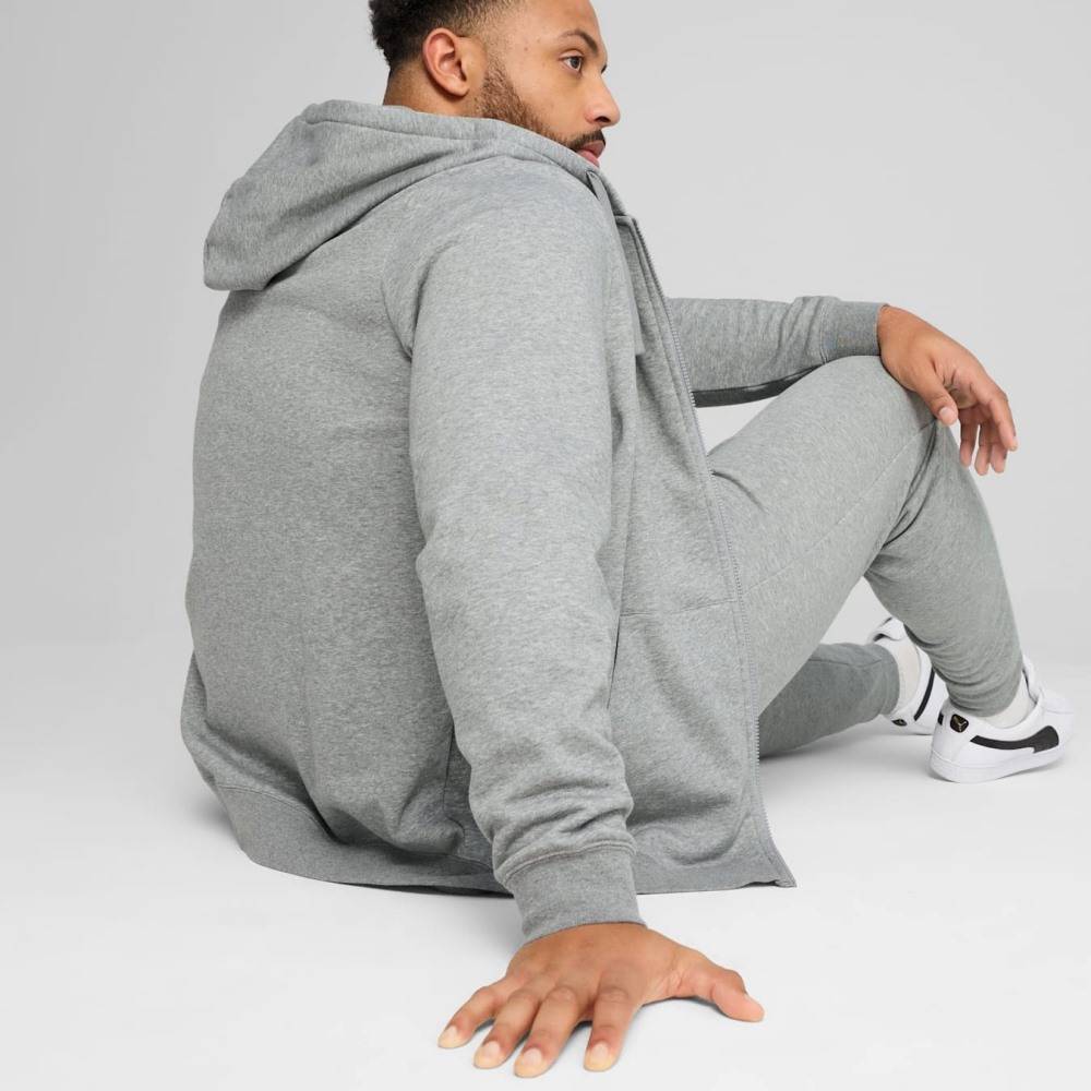 PUMA ESS SMALL NO. 1 LOGO FULL-ZIP HOODIE FL