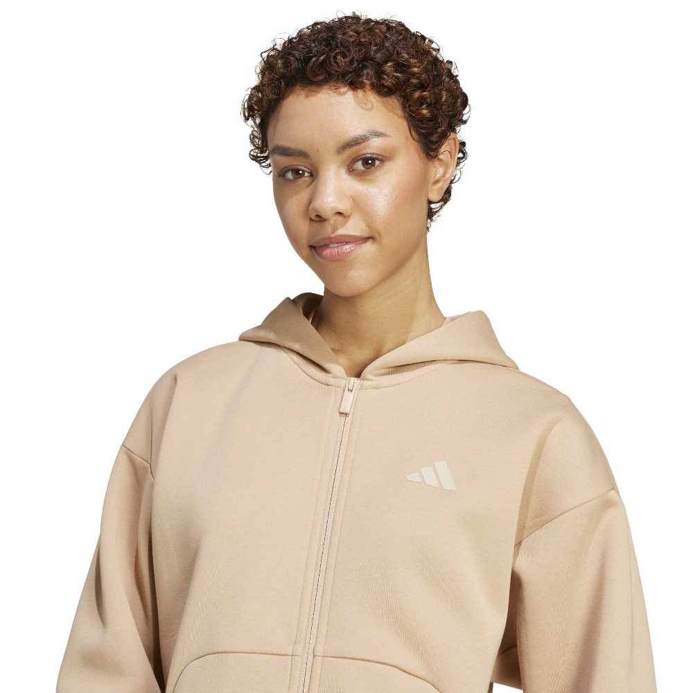 ADIDAS FUTURE ICONS THREE STRIPES FULL ZIP HOODIE