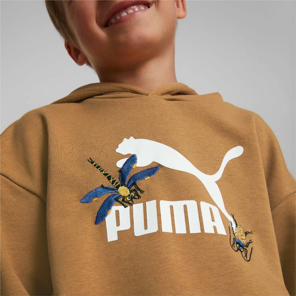 PUMA LITTLE BOYS SMALL WORLD PRIME HOODIE