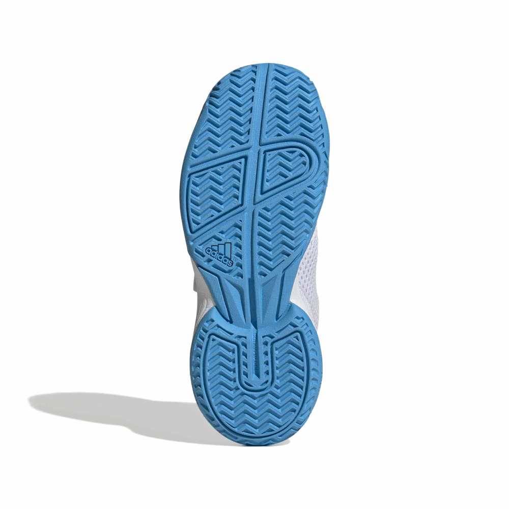 ADIDAS KIDS COURTFLASH HOOK-AND-LOOP TENNIS SHOES