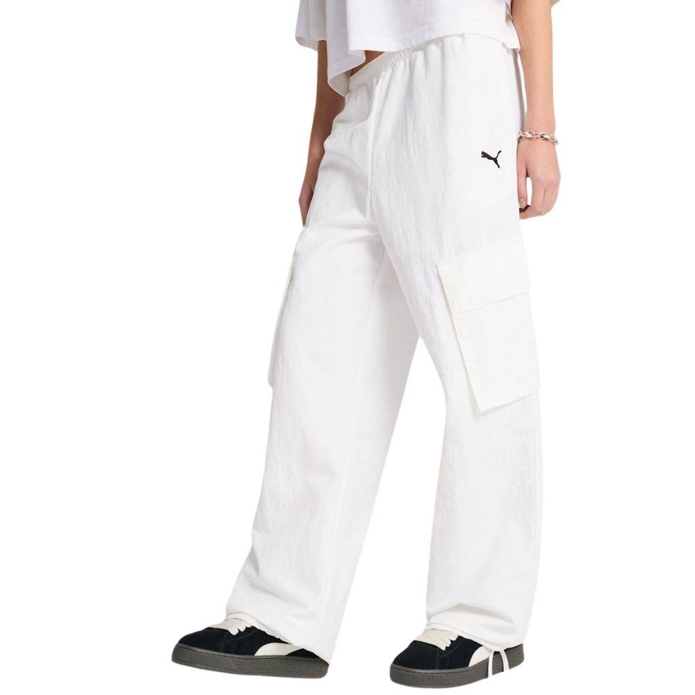 PUMA WARDROBE ESS RELAXED WOVEN CARGO PANTS OP