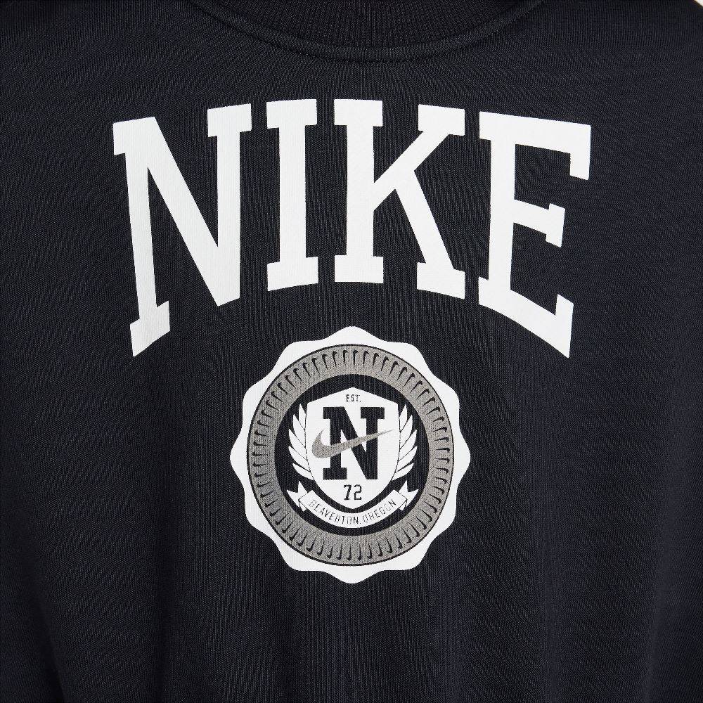 NIKE NSW GIRLS FRENCH TERRY CREW SWEATSHIRT