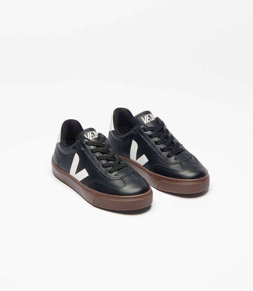 VEJA SMALL VOLLEY LEATHER PRE-SCHOOL