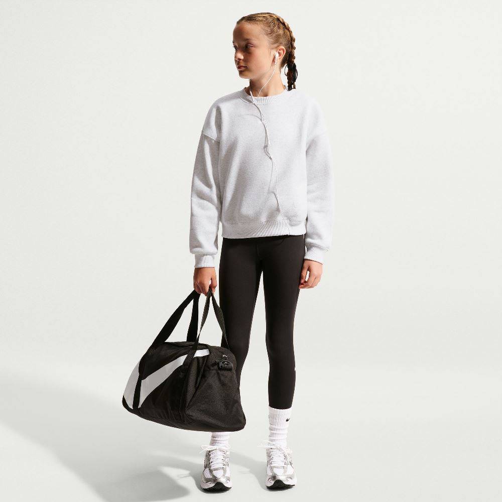 NIKE STUDIO GIRLS OVERSIZED FLEECE BOXY CREW