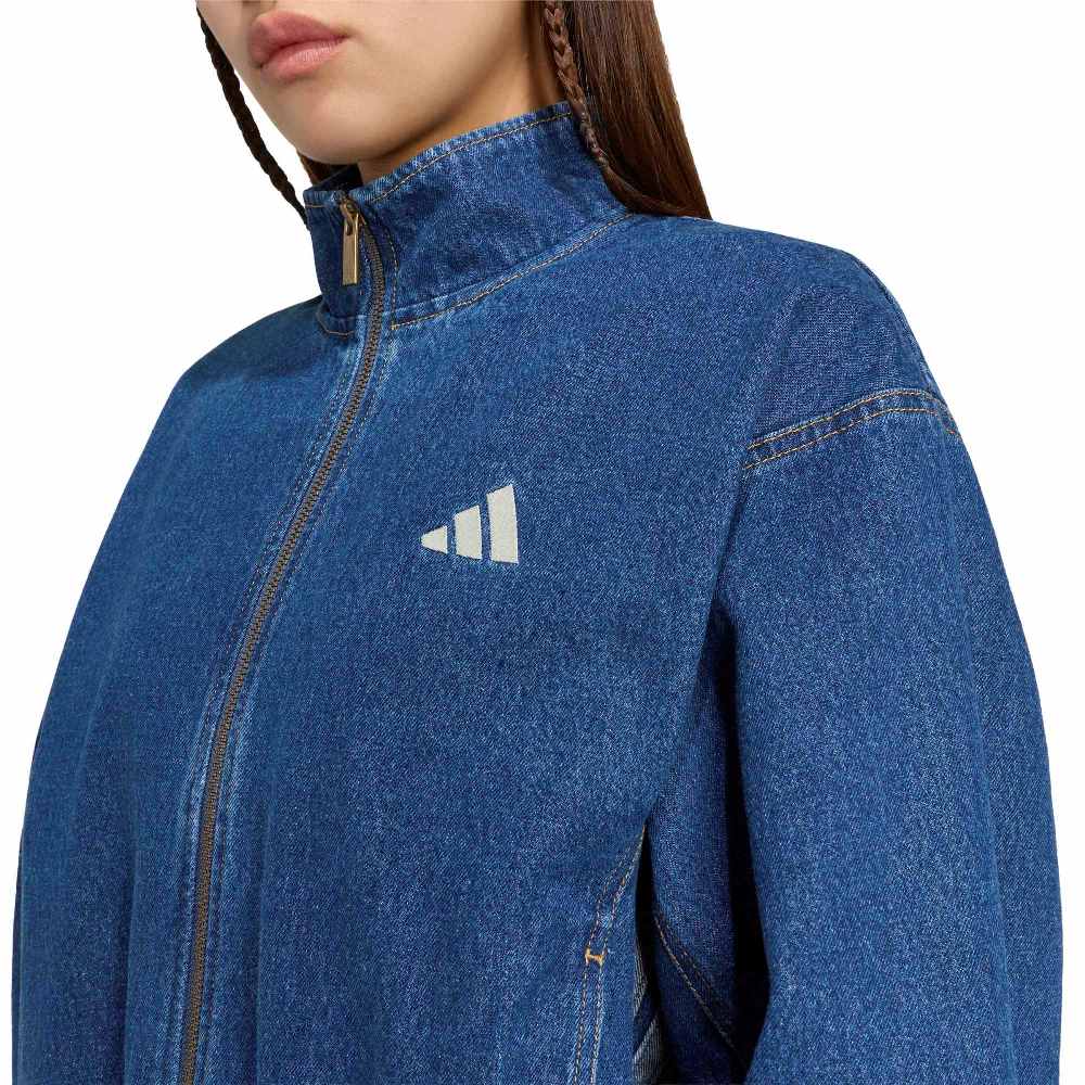 ADIDAS STADIUM WASHED DENIM LOOSE FIT JACKET