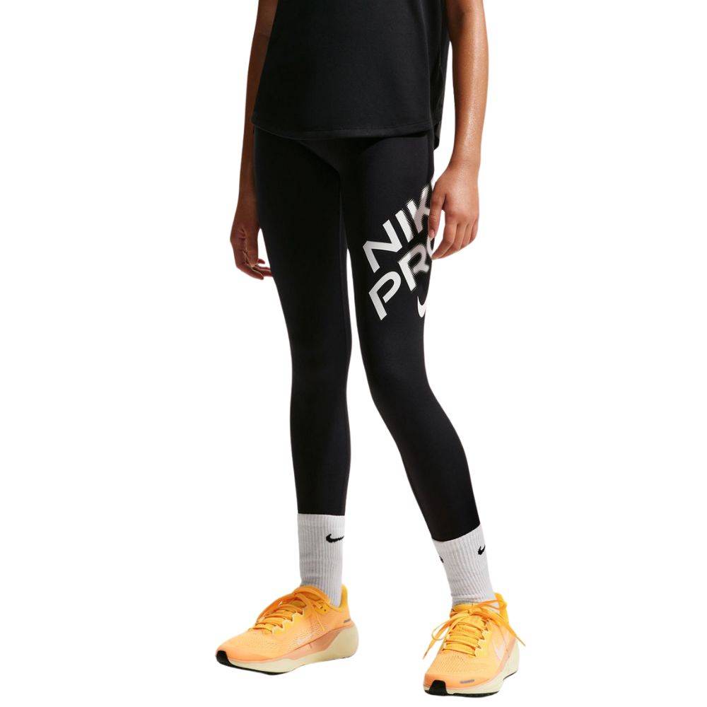 NIKE PRO GIRLS DRI-FIT LIGHTWEIGHT LEGGINGS