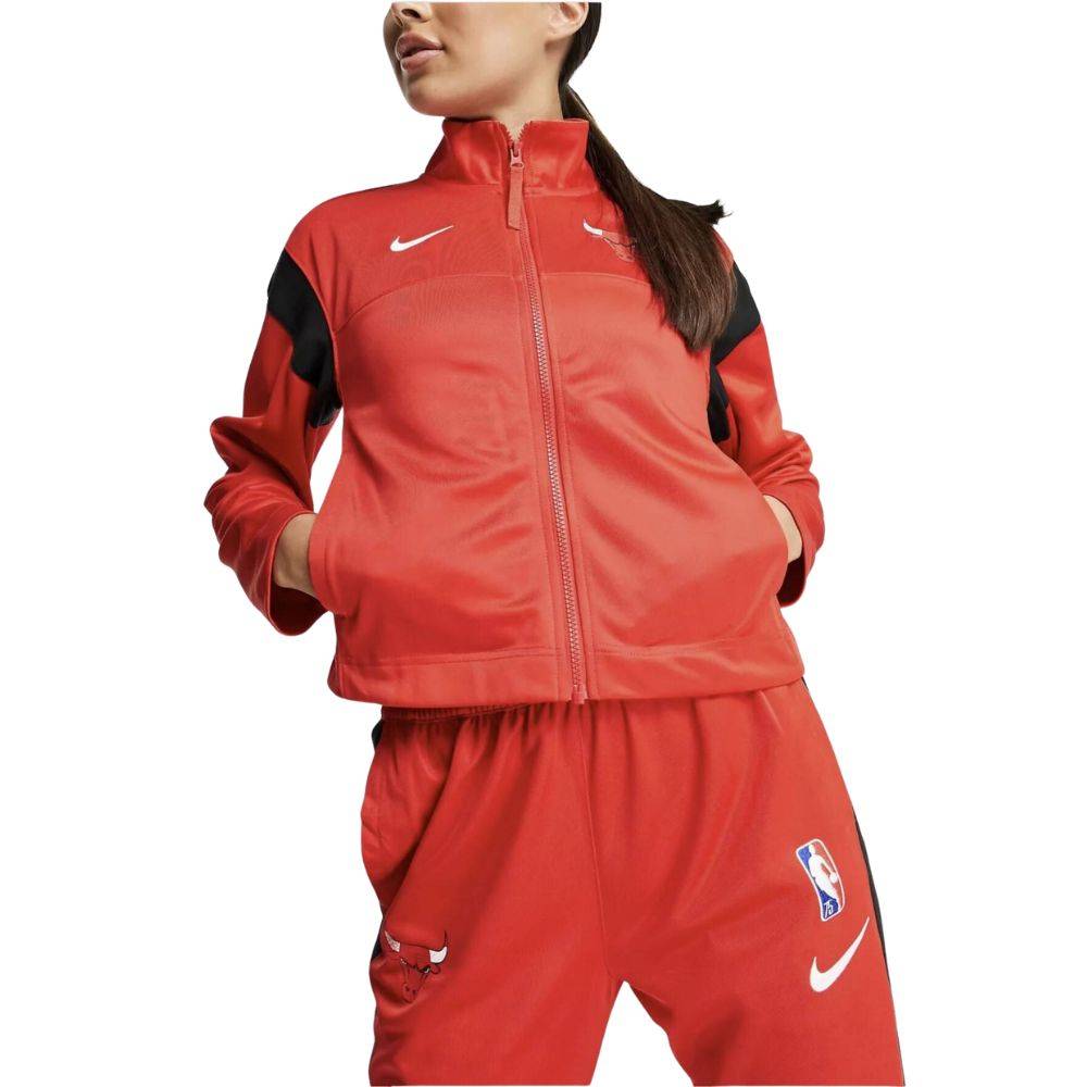 NIKE NBA CHICAGO BULLS WOMENS ZIP TOP