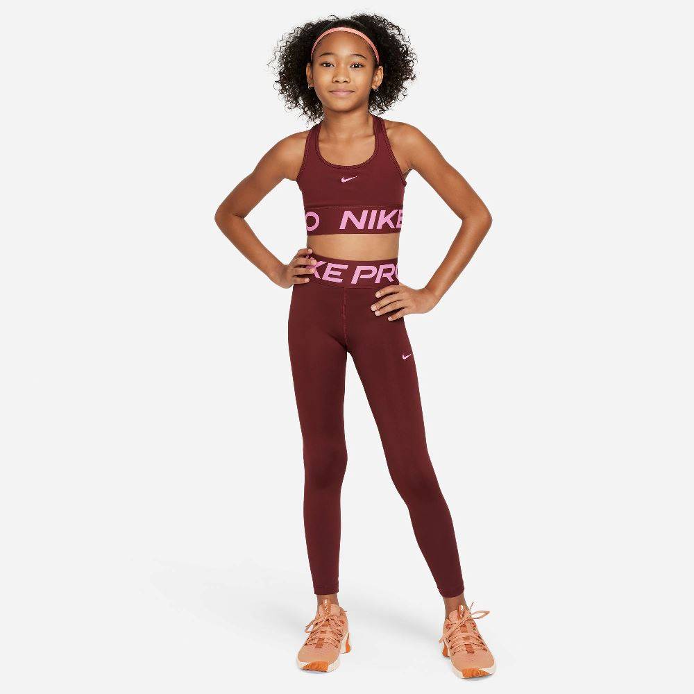 NIKE PRO GIRLS DRI-FIT  SWOOSH BRA