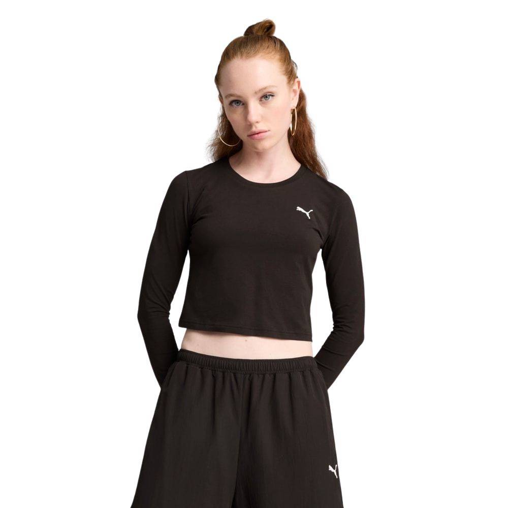 PUMA WARDROBE ESS LONGSLEEVE BABY TEE