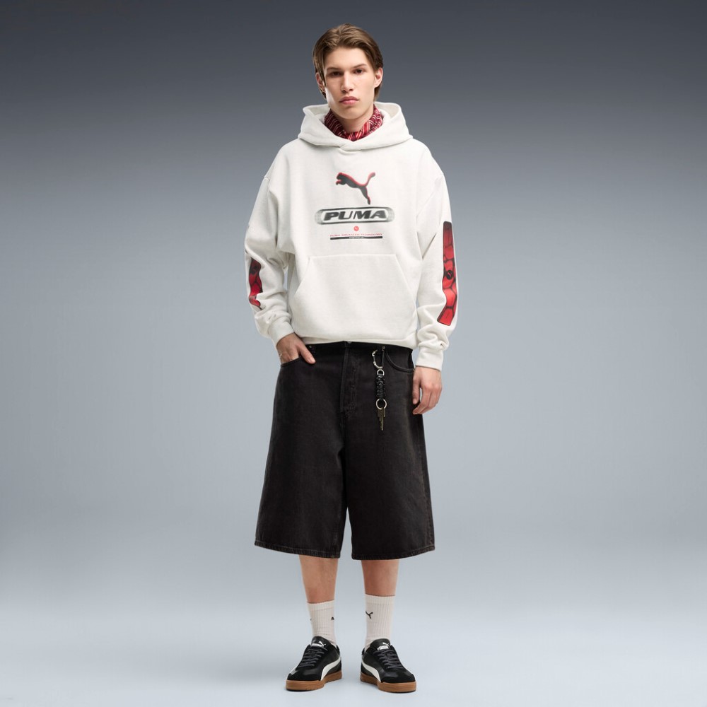 PUMA SPORT STREET BOXY GRAPHIC HOODIE FL