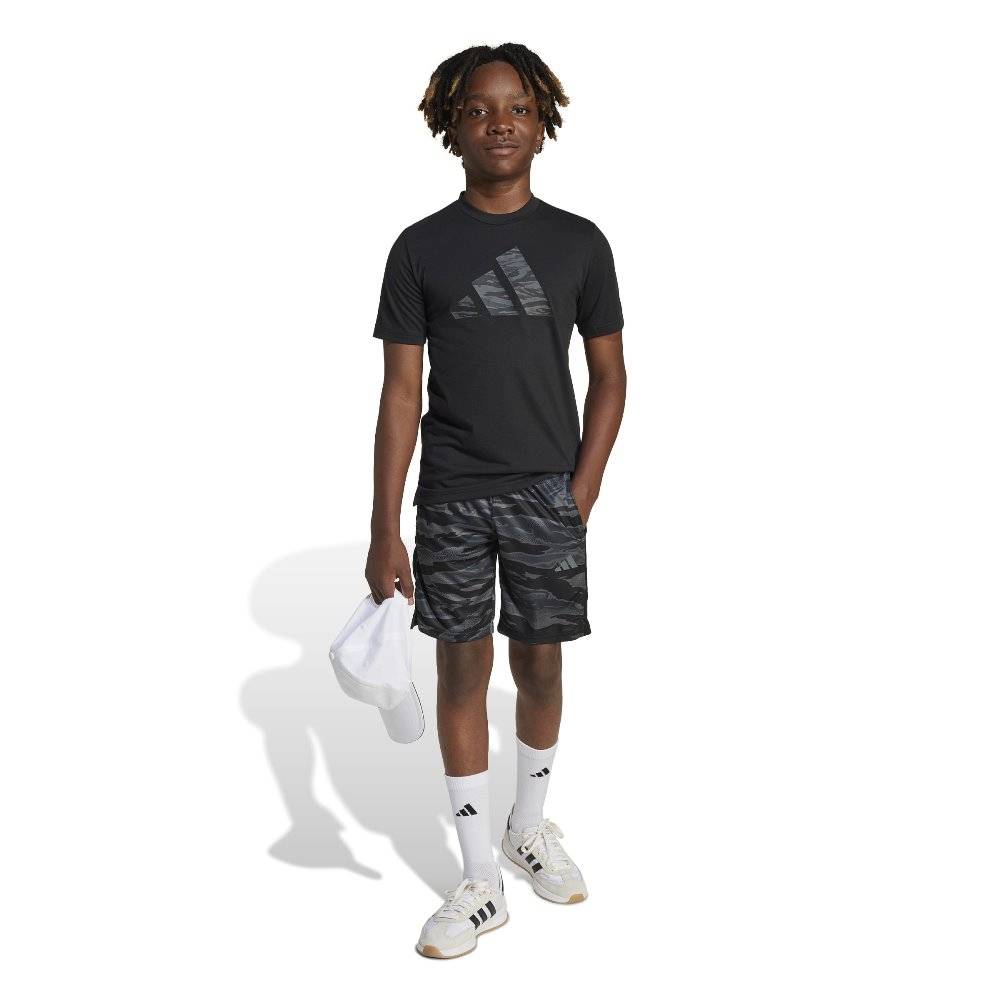 ADIDAS YOUTH TRAIN ESSENTIALS CAMO PRINT SHORT