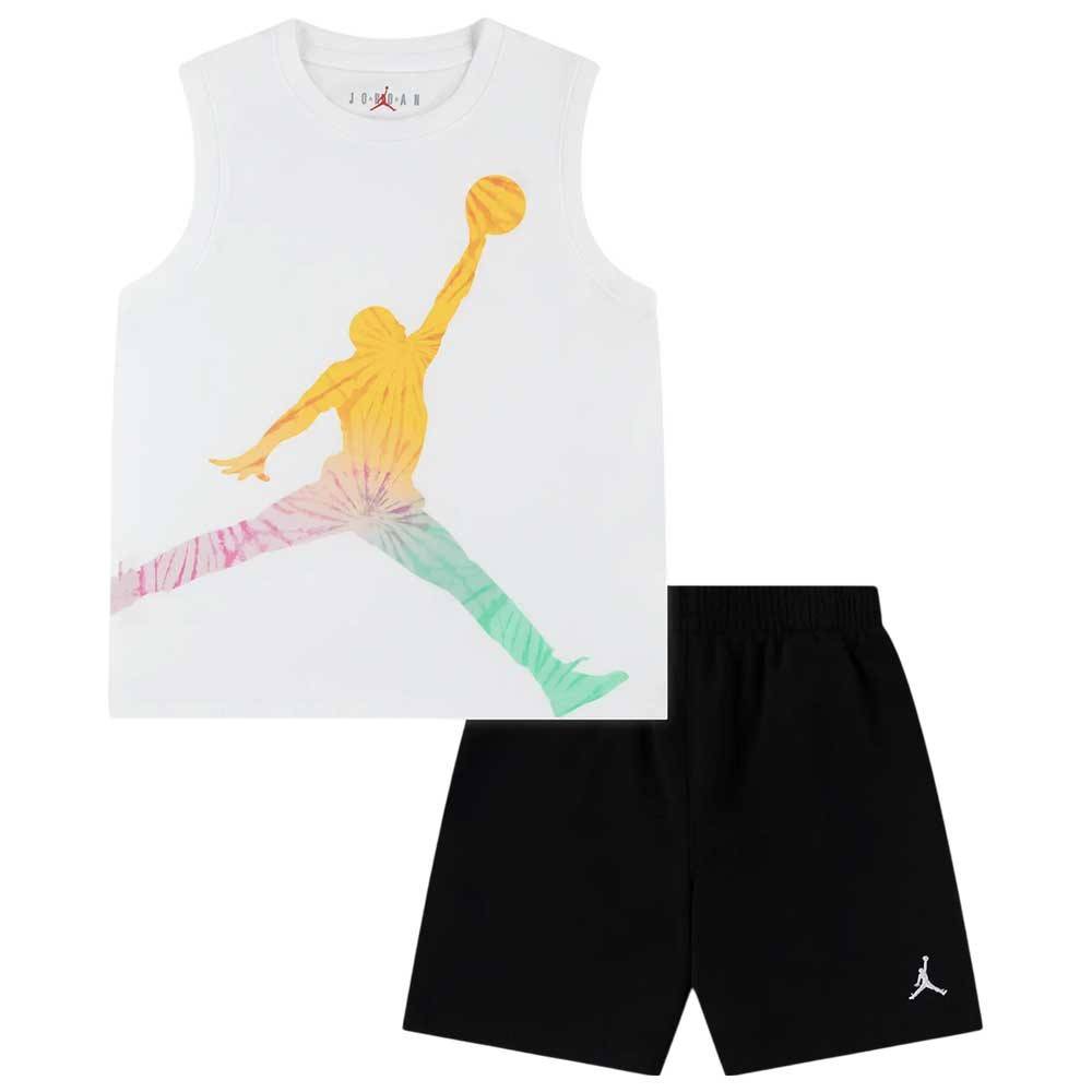 NIKE JORDAN LITTLE BOYS MJ FESTIVAL CARGO SHORT SET