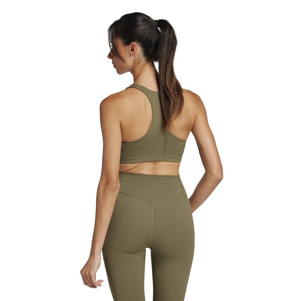 ADIDAS PRIMELIFTIMPACT RIB MEDIUM SUPPORT TRAINING BRA
