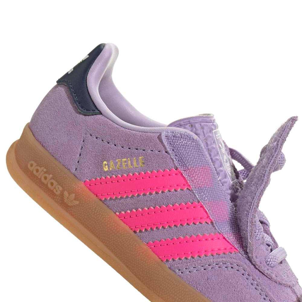 ADIDAS ORIGINALS INFANT GAZELLE INDOOR COMFORT CLOSURE ELASTIC LACE SHOES