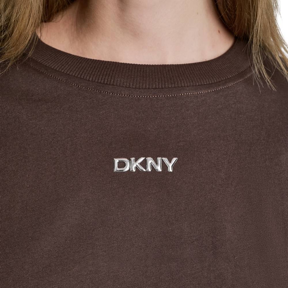 DKNY CENTERED LOGO SHORT SLEEVE TEE